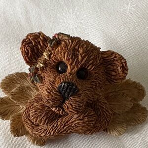 Boyds Bear- Bear Angel 90s Brooch